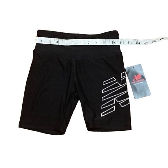 New Balance Black Performance Shorts, Size YS (7/8), NWT - Picture 5 of 8
